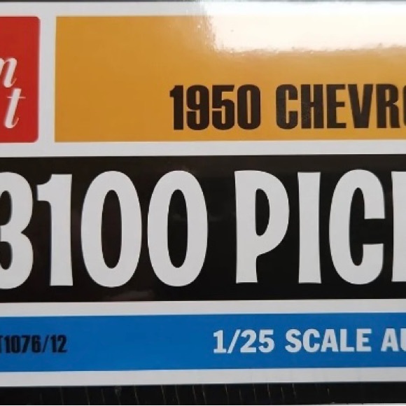 NWT AMT 1/25 1950 Chevy Pickup Model Kit AMT1076 Plastics Car/Truck 1/24-1/25 - Picture 4 of 6
